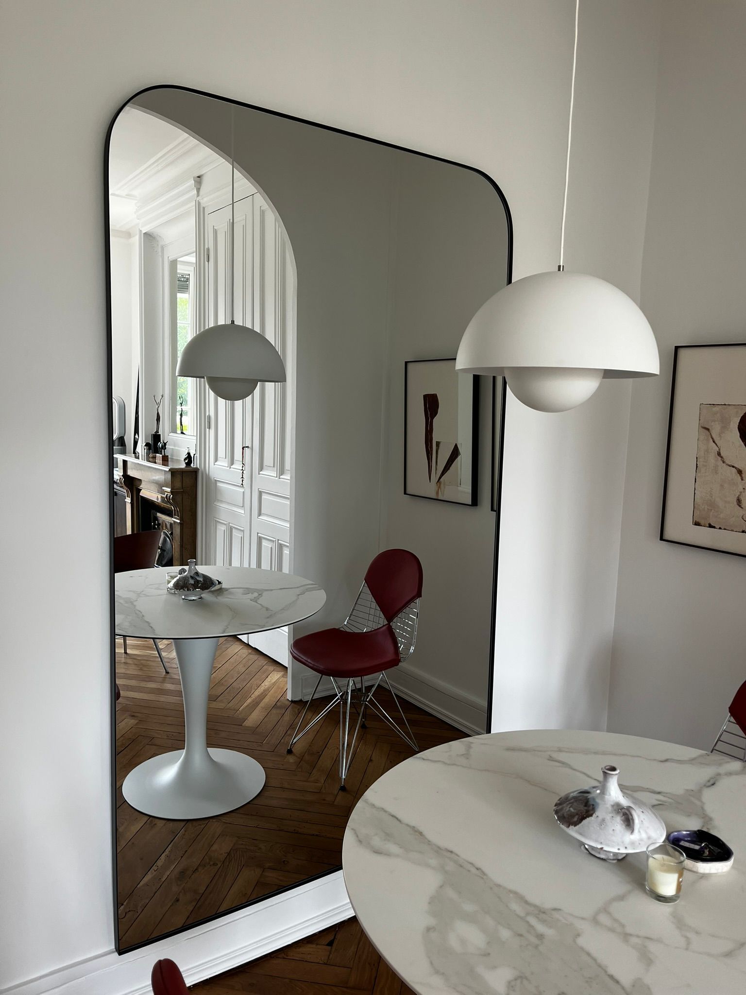 Miroir décoratif sur mesure et installation de vitrerie de précision